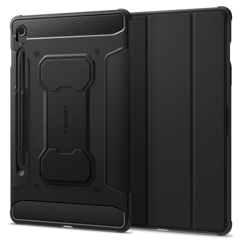 Etui Spigen Rugged Armor Pro na Samsung Galaxy Tab S9 FE 10.9'' X510 / X516B - czarne - obrazek 3