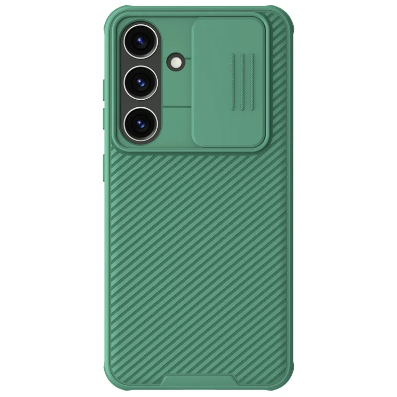 Etui Nillkin CamShield Pro pancerne z osłona na aparat do Samsung Galaxy S24 - zielone