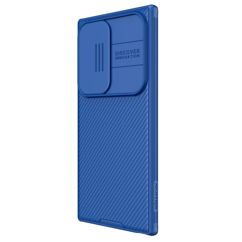 Etui Nillkin CamShield Pro pancerne z osłona na aparat do Samsung Galaxy S24 Ultra - niebieskie - obrazek 3