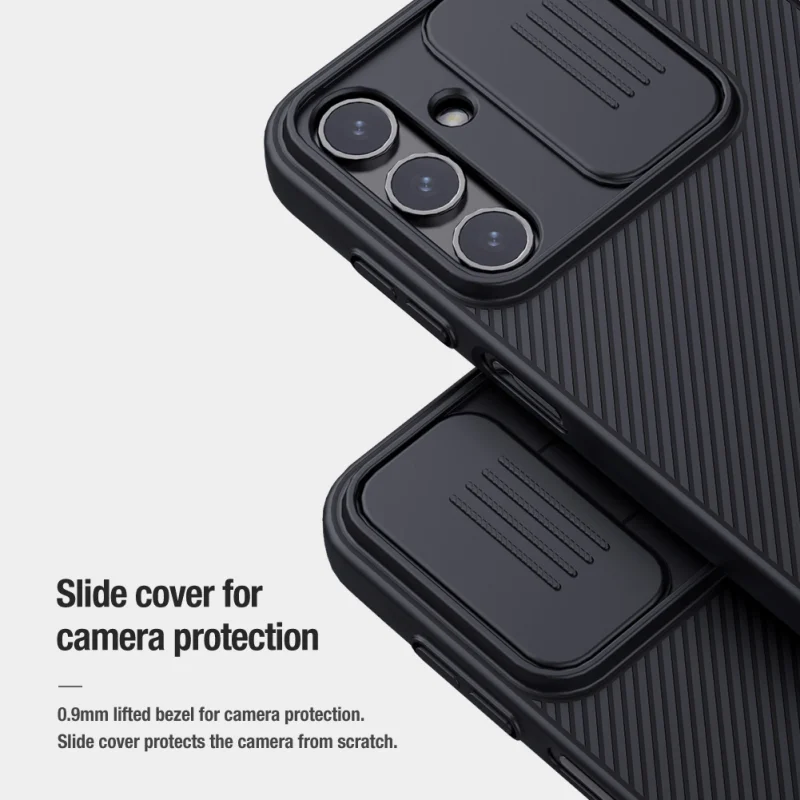 Etui z osłoną na aparat Nillkin CamShield Case do Samsung Galaxy A15 5G - czarny - obrazek 11