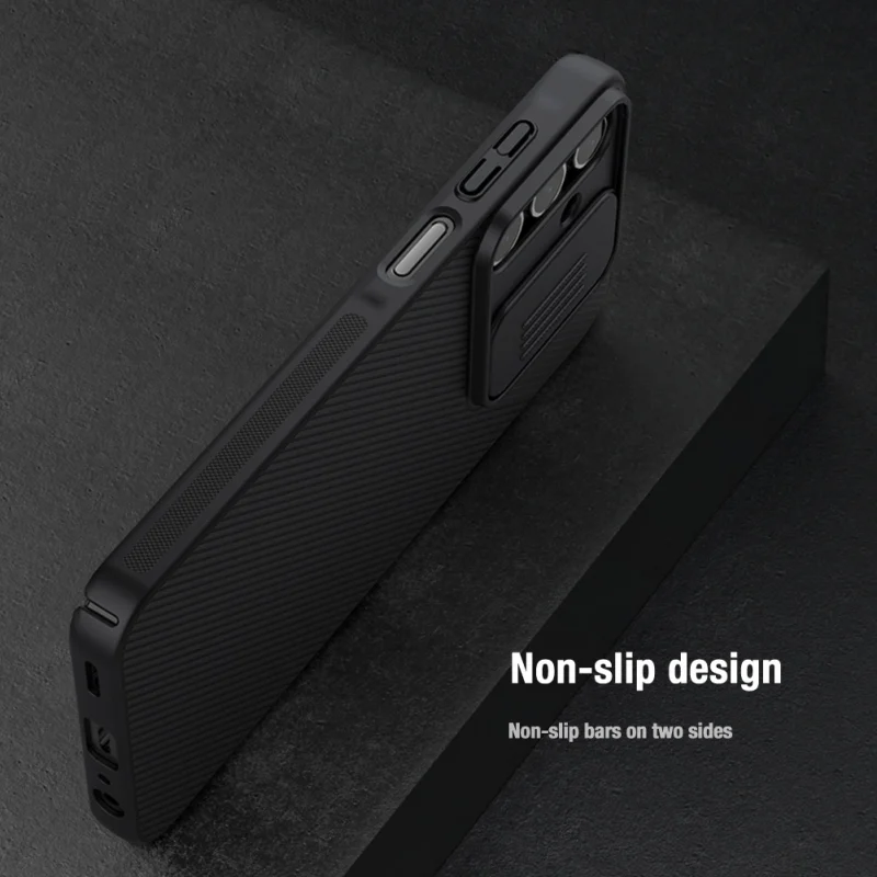 Etui z osłoną na aparat Nillkin CamShield Case do Samsung Galaxy A15 5G - czarny - obrazek 15