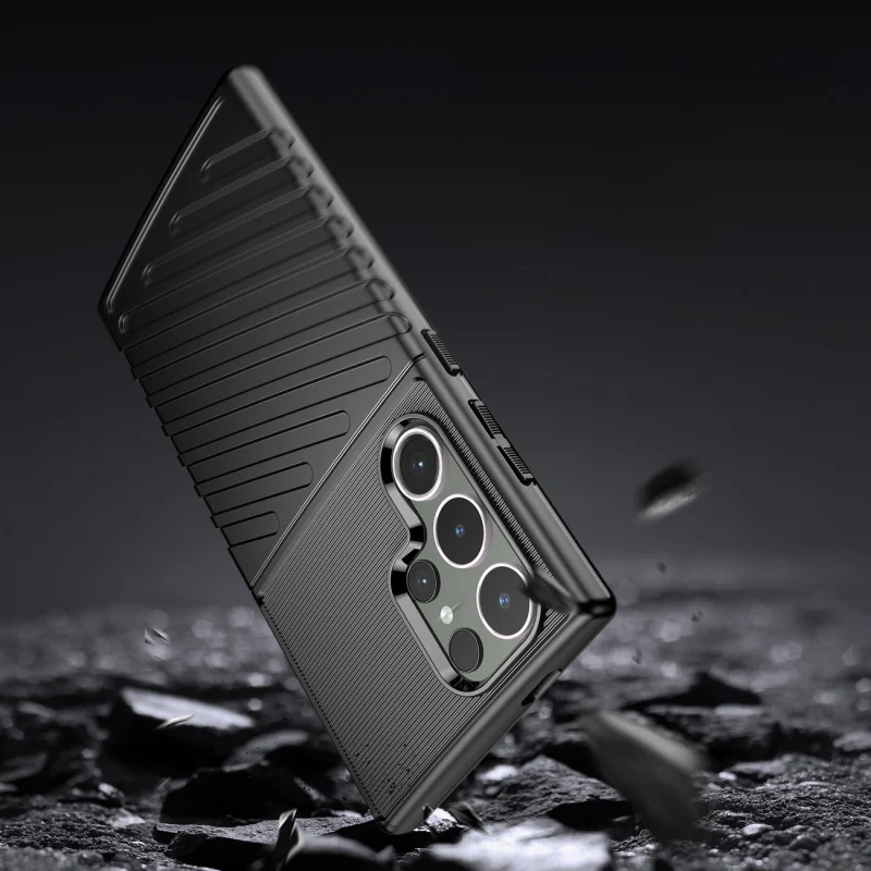 Pancerne etui Thunder Case na Samsung Galaxy S24 Ultra - czarny - obrazek 7