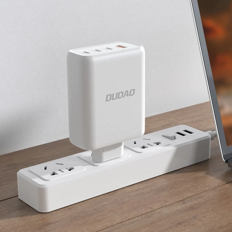 Ładowarka sieciowa GaN Dudao A140EU USB-A / 3xUSB-C PD 140W - biała - obrazek 2