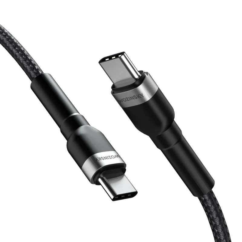 Kabel Wozinsky WNBCC1 USB-C / USB-C PD 65W 1 m - czarny - obrazek 2