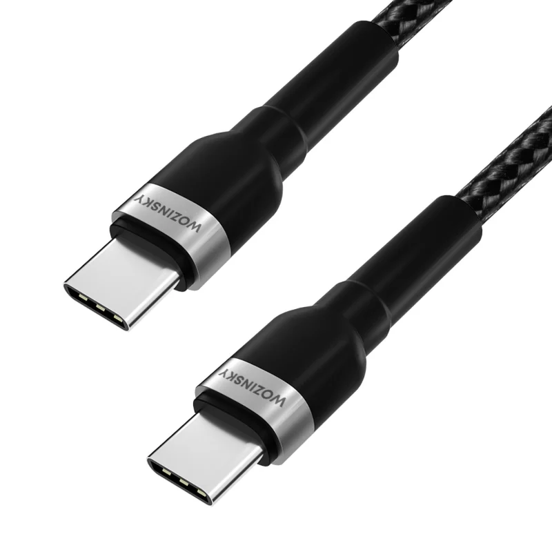 Kabel Wozinsky WNBCC1 USB-C / USB-C PD 65W 1 m - czarny - obrazek 3