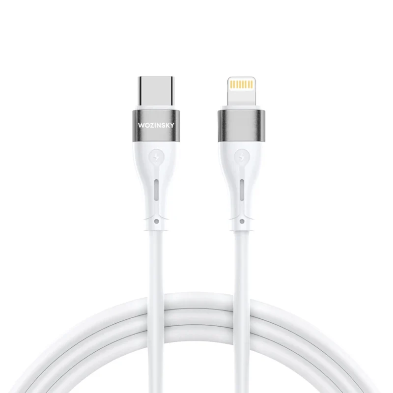 Kabel Wozinsky WSTCL1 Lightning / USB-C PD 27W 1 m - biały