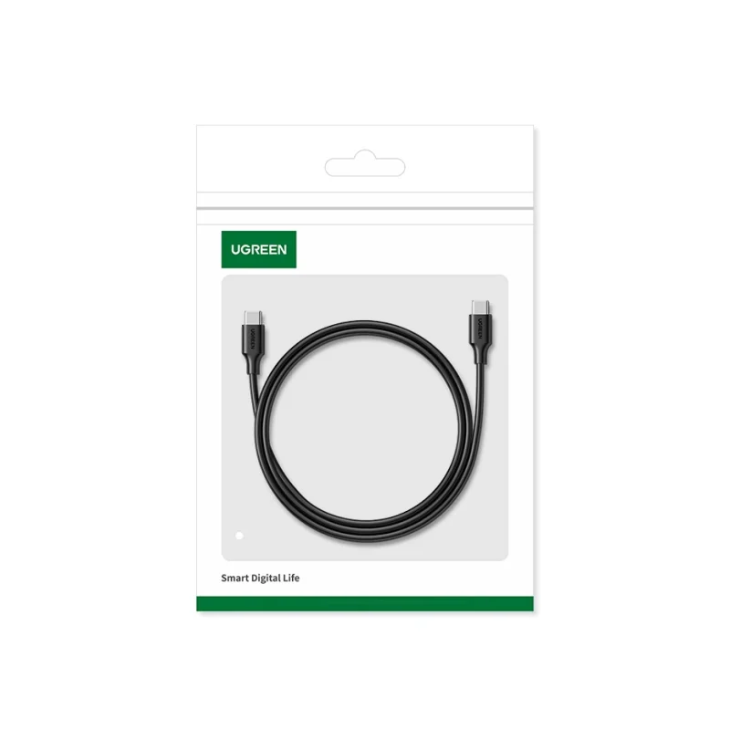 Kabel Ugreen US562 USB-C - USB-C PD QC 100W 5A 480Mb/s 1,5m - czarny - obrazek 5