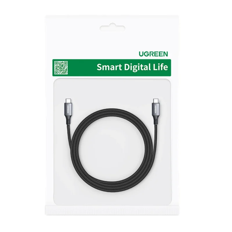 Kabel Ugreen US555 100W USB-C / USB-C PD 3 m - szary - obrazek 8