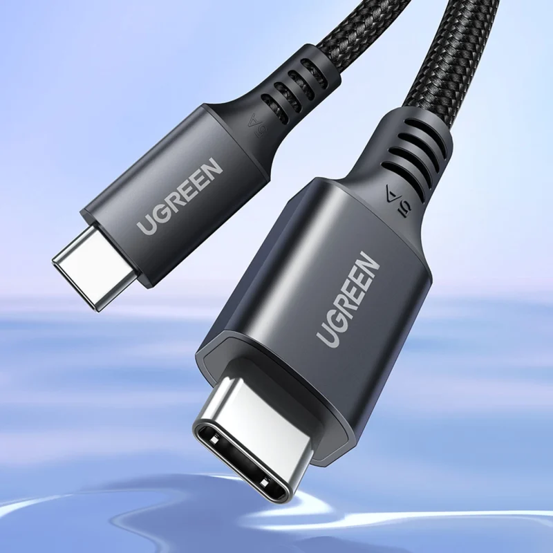 Kabel Ugreen US555 100W USB-C / USB-C PD 3 m - szary - obrazek 9