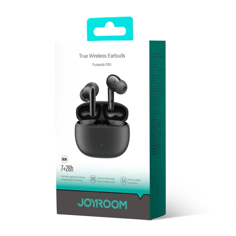 Słuchawki bezprzewodowe TWS Joyroom Funpods Series JR-FB3 Bluetooth 5.3 - czarne - obrazek 7