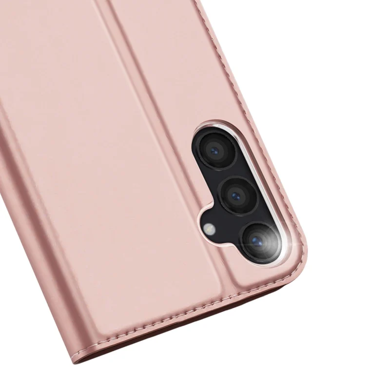 Etui Dux Ducis Skin Pro do Samsung S24 z klapką - różowe - obrazek 3