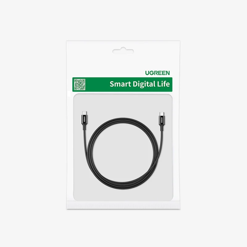 Kabel Ugreen US300 USB-C / USB-C 480Mb/s 5A 1m - czarny - obrazek 5