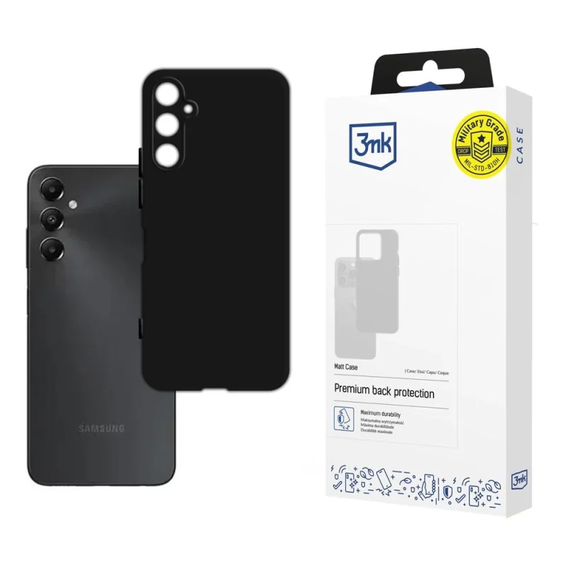 Etui 3mk Matt Case na Samsung Galaxy A05s - czarne