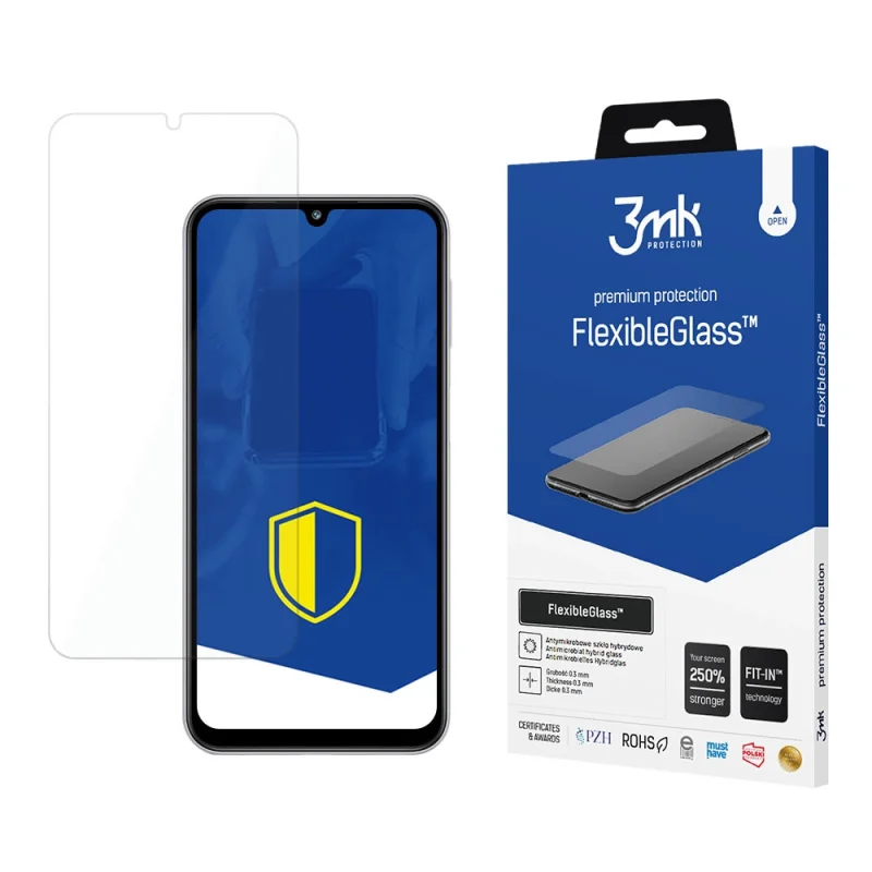 Szkło hybrydowe 3mk FlexibleGlass™ na Samsung Galaxy M34 5G