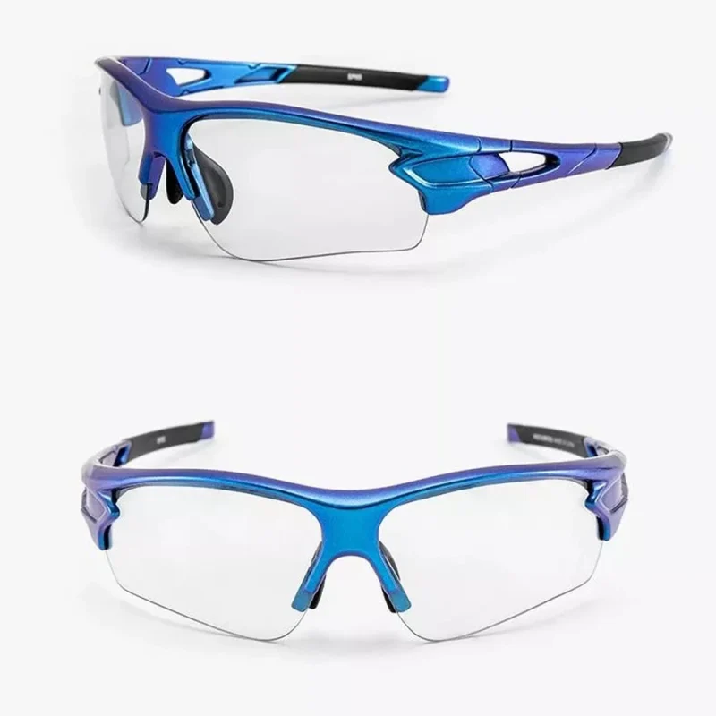 Okulary rowerowe Rockbros 10069 fotochromowe UV400 - niebieskie - obrazek 11