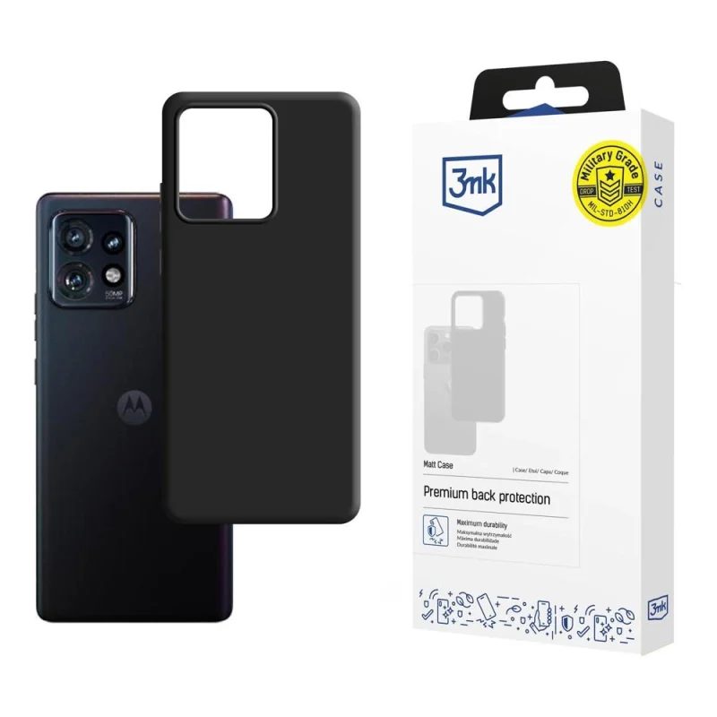 Etui 3mk Matt Case na Motorola Edge 40 Pro 5G - czarne