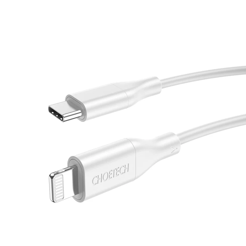 Kabel Choetech IP0040 USB-C / Lightning MFi PD 30W 1.2m - biały - obrazek 4