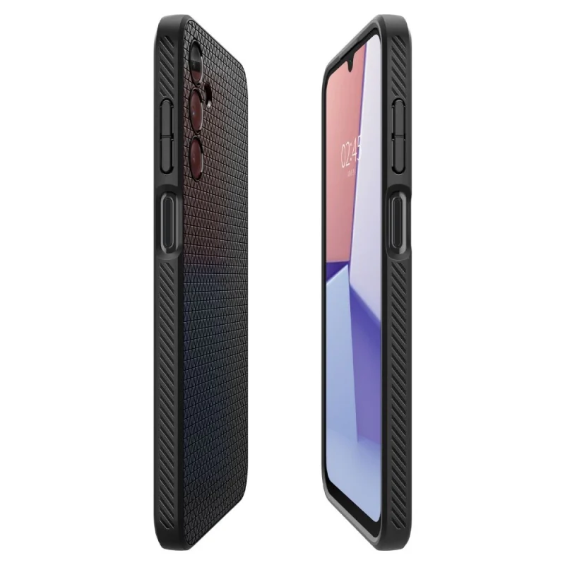 Etui Spigen Liquid Air na Samsung Galaxy A15 4G / 5G - czarny mat - obrazek 8