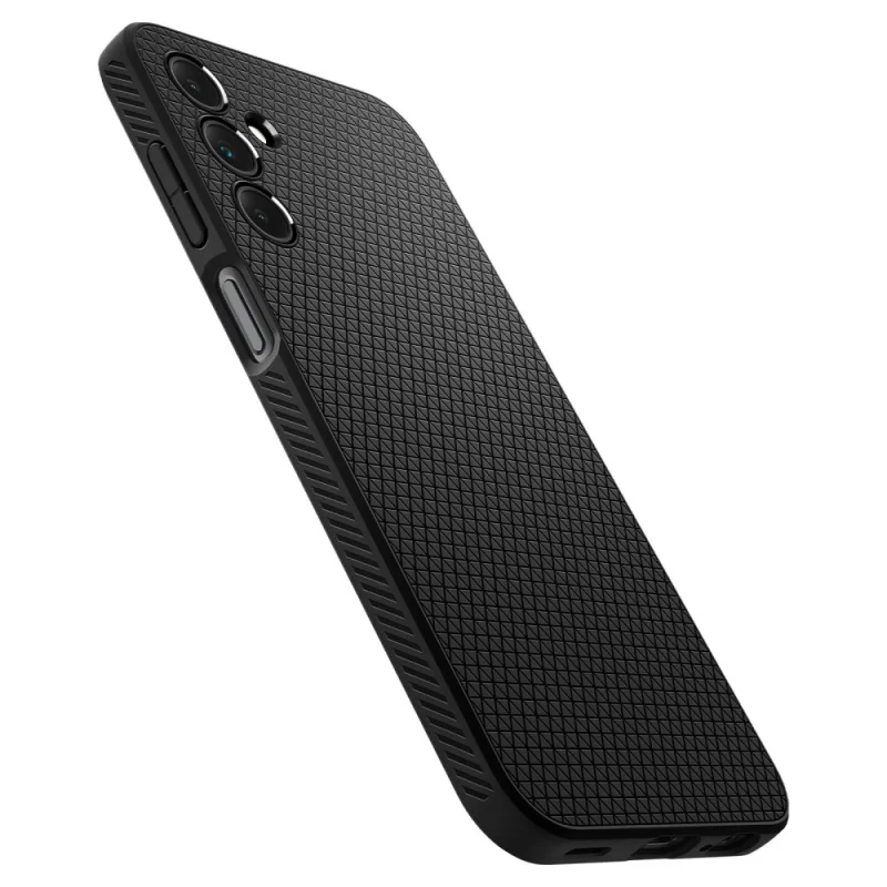 Etui Spigen Liquid Air na Samsung Galaxy A15 4G / 5G - czarny mat - obrazek 9