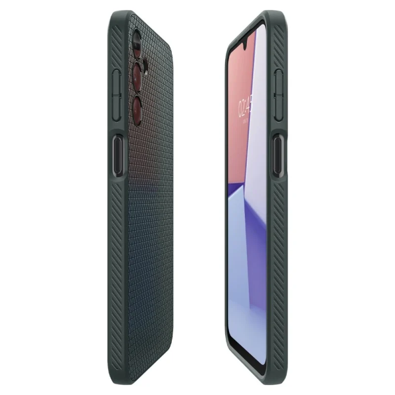 Etui Spigen Liquid Air na Samsung Galaxy A15 4G / 5G - ciemnozielone - obrazek 8