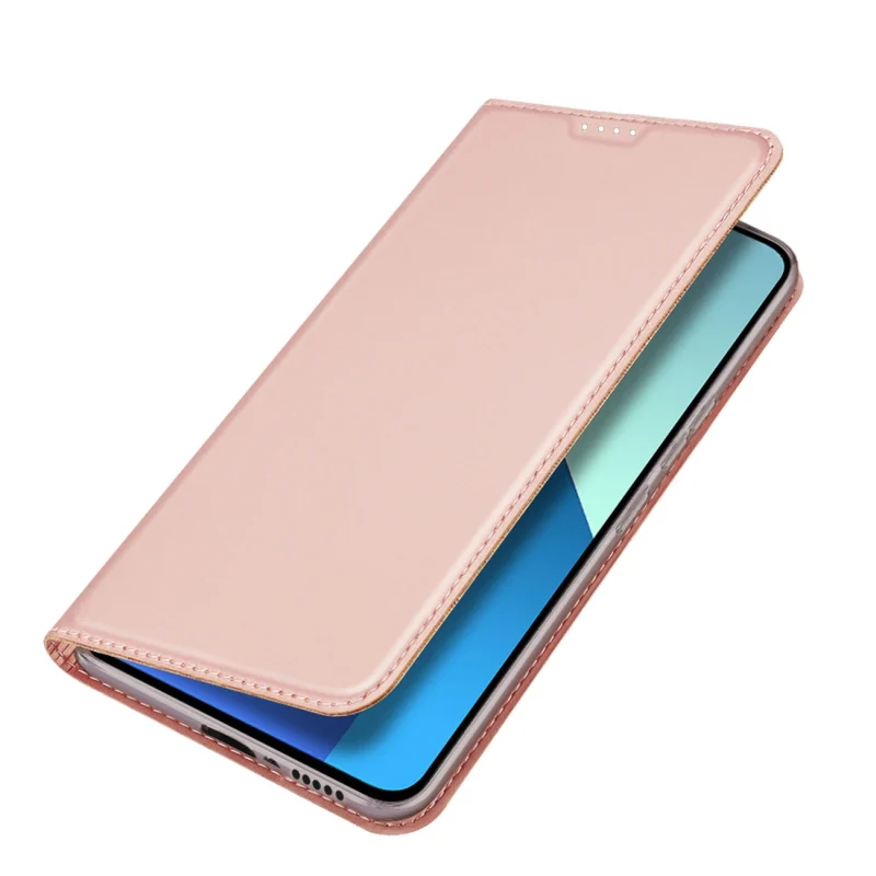 Etui z klapką Dux Ducis Skin Pro do Xiaomi Redmi Note 13 4G - różowe - obrazek 4