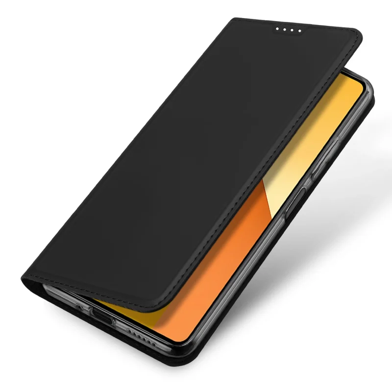 Etui Dux Ducis Skin Pro z klapką i miejscem na kartę na Xiaomi Redmi Note 13 5G - czarne - obrazek 4