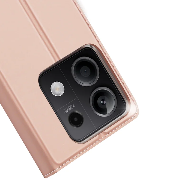 Etui Dux Ducis Skin Pro z klapką i miejscem na kartę na Xiaomi Redmi Note 13 5G - różowe - obrazek 3