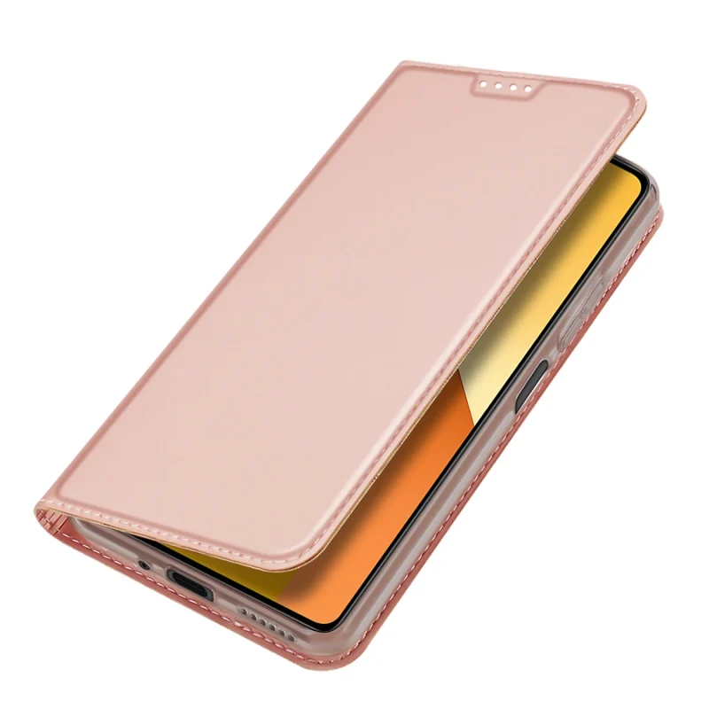 Etui Dux Ducis Skin Pro z klapką i miejscem na kartę na Xiaomi Redmi Note 13 5G - różowe - obrazek 4