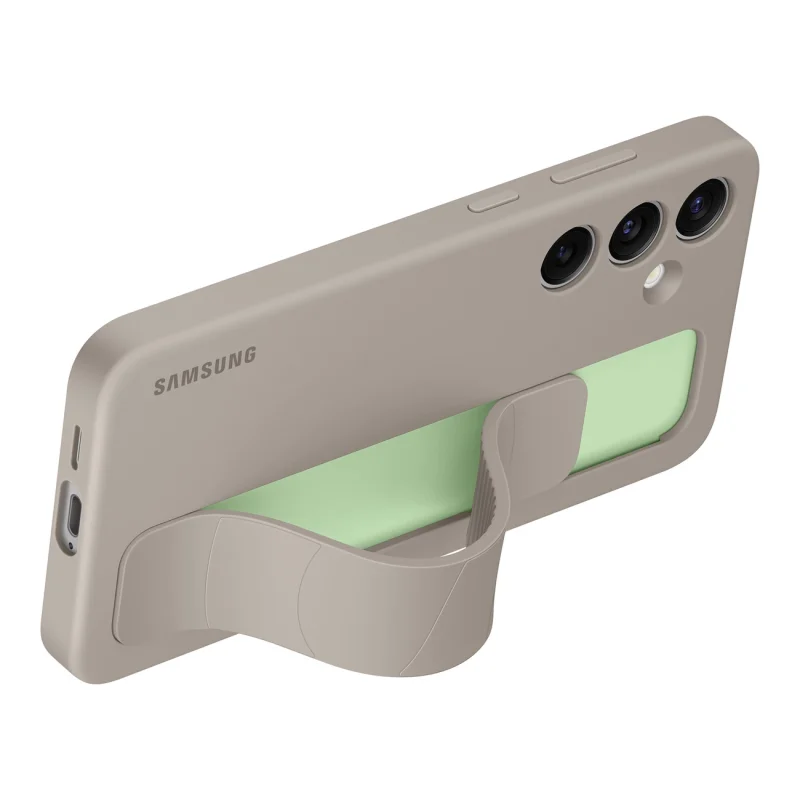 Etui Samsung Standing Grip Case EF-GS921CUEGWW z uchwytem / podstawką do Samsung Galaxy S24 - szare - obrazek 4