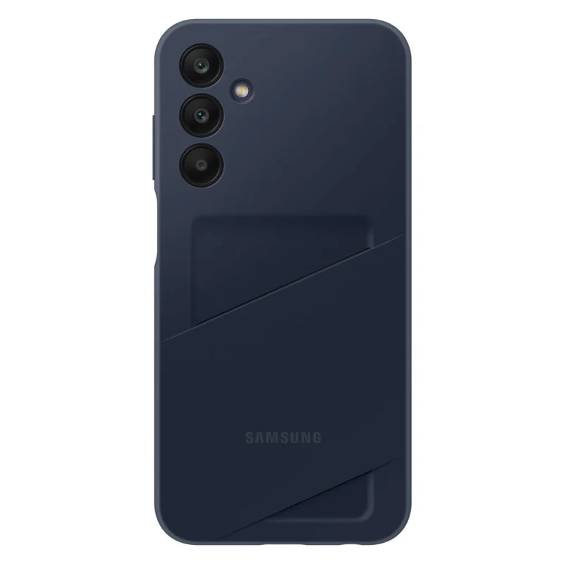 Etui Samsung Card Slot Case EF-OA156TBEGWW z kieszenią na karty do Samsung Galaxy A15 / A15 5G - czarno-niebieskie