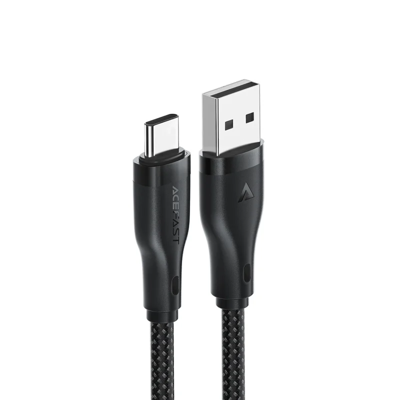 Kabel Acefast C8-04 USB-A / USB-C 3A 1.2m - czarny - obrazek 4