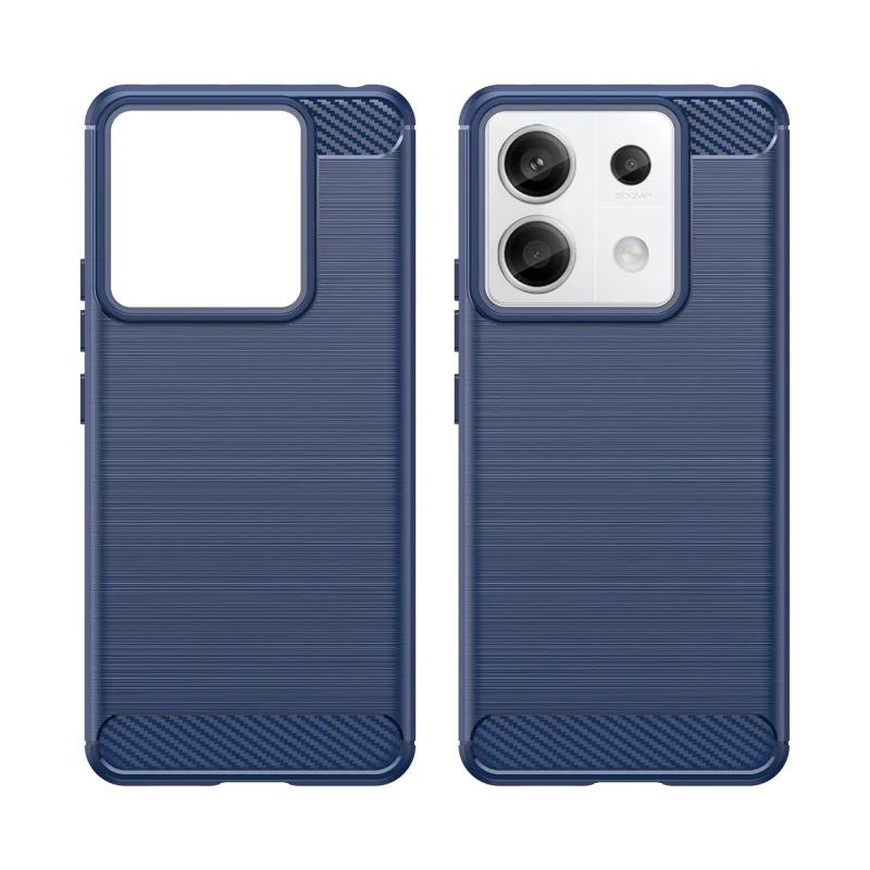 Etui Carbon Case do Xiaomi Redmi Note 13 Pro+ - niebieskie - obrazek 8