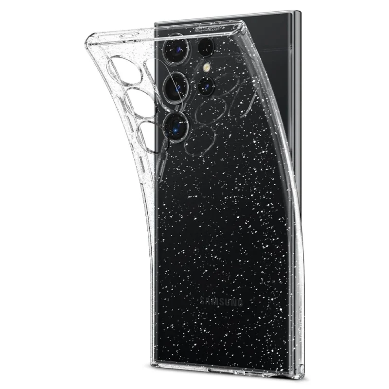 Etui Spigen Liquid Crystal na Samsung Galaxy S24 Ultra - przezroczysto-brokatowe - obrazek 8