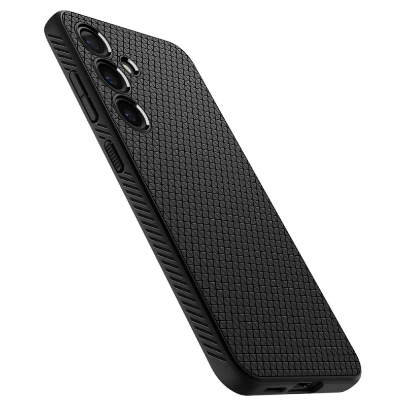 Etui Spigen Liquid Air na Samsung Galaxy S24+ - czarny mat - obrazek 11