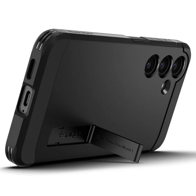 Etui Spigen Tough Armor na Samsung Galaxy S24+ - czarne - obrazek 4