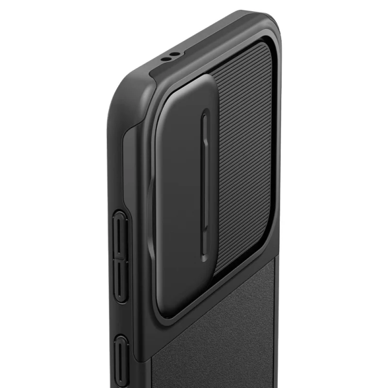 Etui Spigen Optik Armor na Samsung Galaxy S24 - czarne - obrazek 8