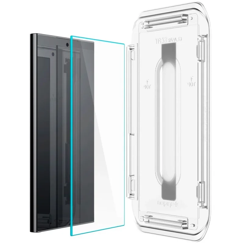 Szkło hartowane Spigen Glas.tR EZ Fit na Samsung Galaxy S24 Ultra - 2 szt. - obrazek 3