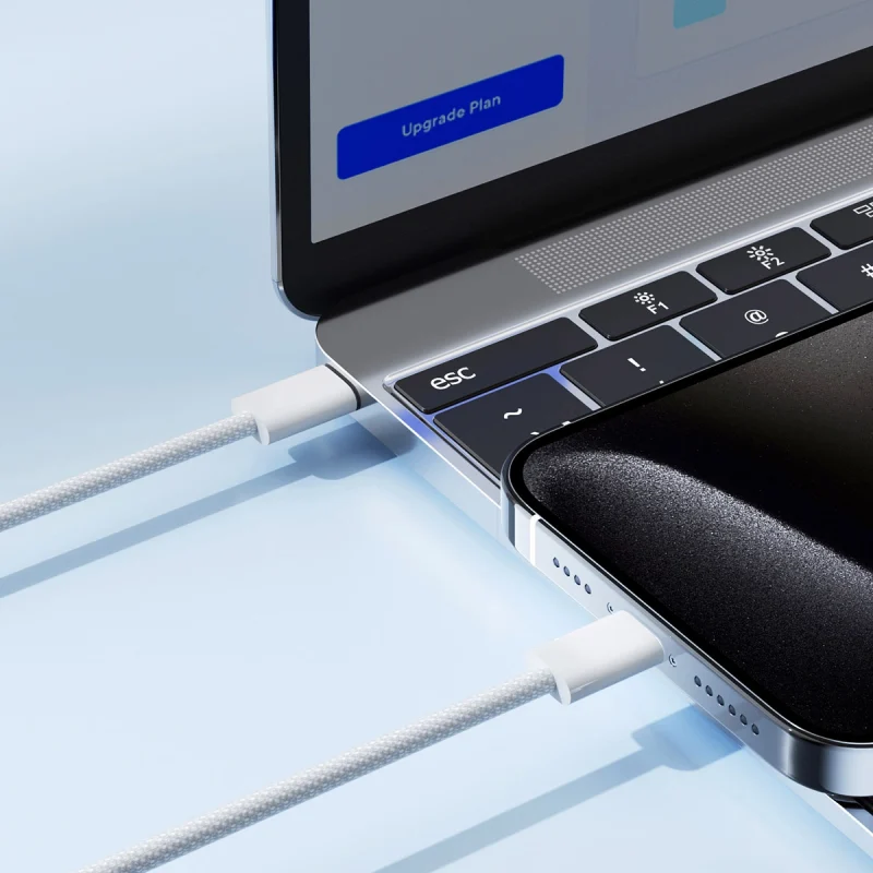 Kabel Joyroom Ben Series S-A45 USB-C / USB-C 60W 1 m - biały - obrazek 8