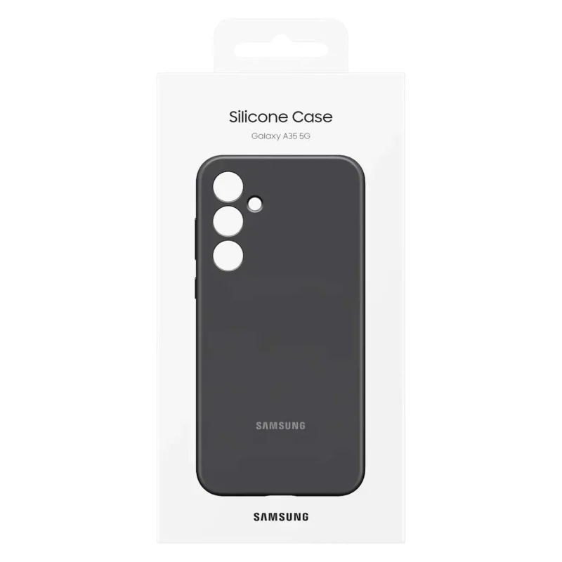 Etui Samsung Silicone Case EF-PA356TBEGWW do Samsung Galaxy A35 - czarne - obrazek 5