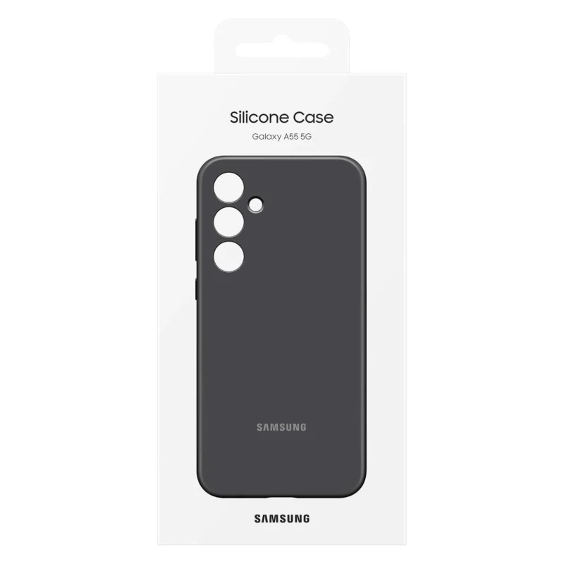 Etui Samsung Silicone Case EF-PA556TBEGWW do Samsung Galaxy A55 - czarne - obrazek 5