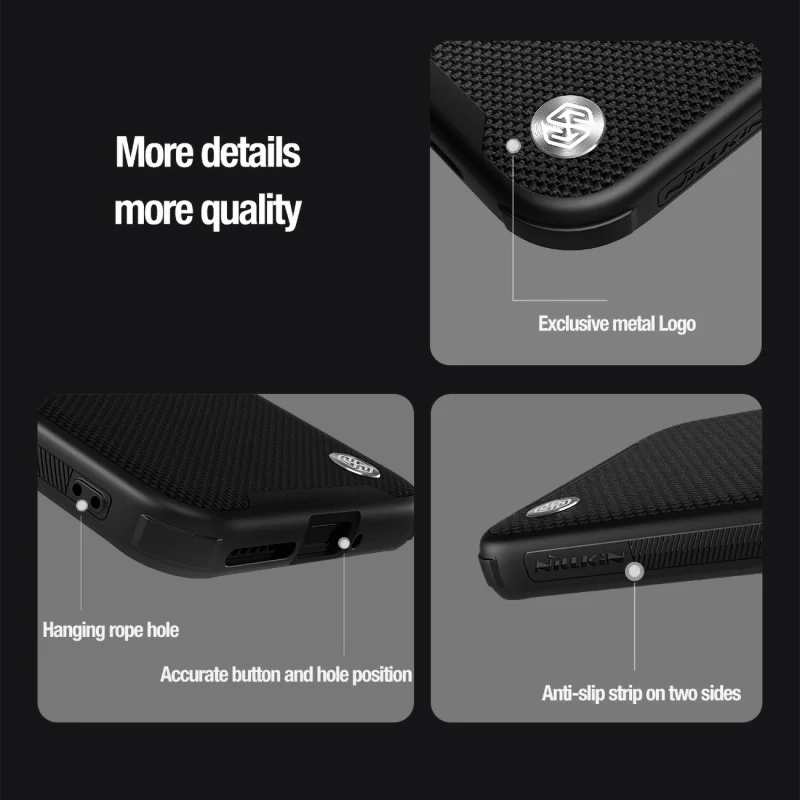 Etui Nillkin Textured Prop Magnetic Case na Xiaomi 14 Pro - czarne - obrazek 14