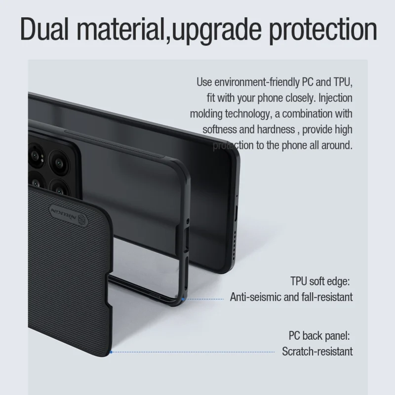 Etui Nillkin Super Frosted Shield Pro Magnetic Case na Xiaomi 14 - czarne - obrazek 11