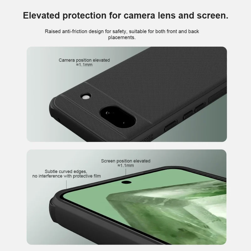 Etui Nillkin Super Frosted Shield Pro Magnetic Case na Google Pixel 8A - czarne - obrazek 16