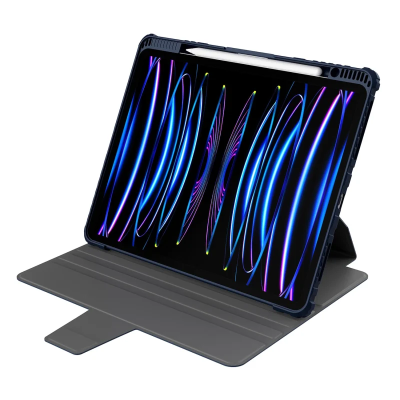 Etui Nillkin Bumper SnapSafe na iPad Pro 12.9 2020/2021/2022 - niebieskie - obrazek 4