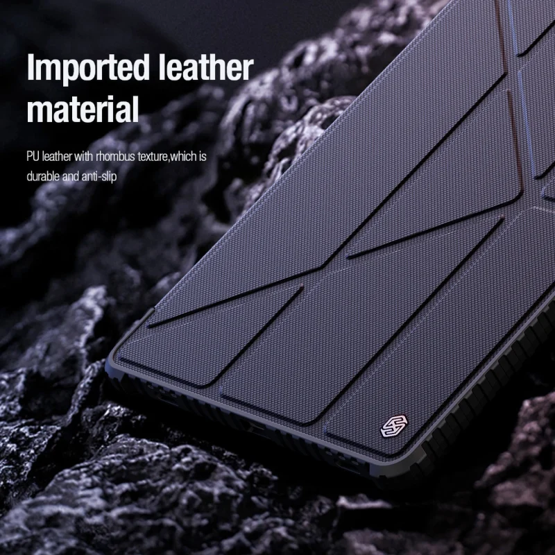 Etui Nillkin Bumper Leather Case Pro na Samsung Galaxy Tab S9 - czarne - obrazek 15