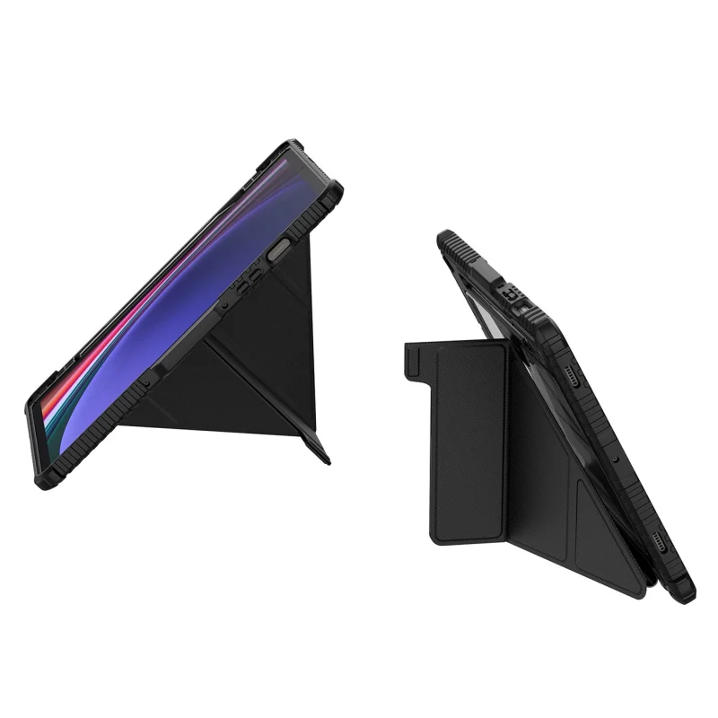 Etui Nillkin Bumper Leather Case Pro na Samsung Galaxy Tab S9 - czarne - obrazek 4