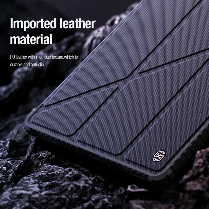 Etui Nillkin Bumper Leather Case Pro na Samsung Galaxy Tab S9+ - czarne - obrazek 16