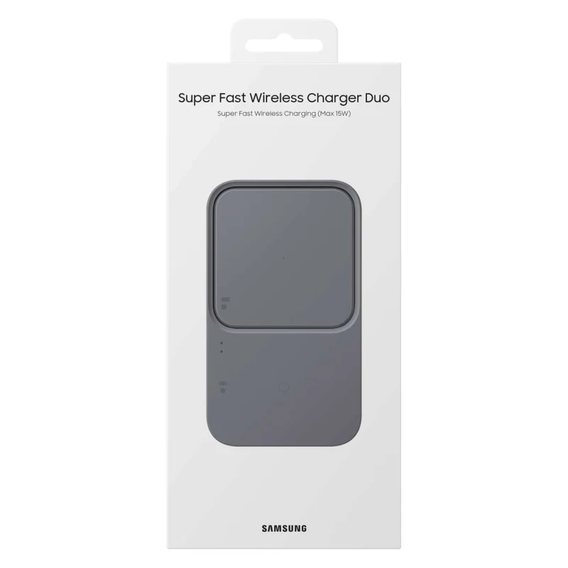 Ładowarka Samsung Wireless Charger Duo EP-P5400TBEGEU indukcyjna 15W - czarna + ładowarka sieciowa + kabel - obrazek 5