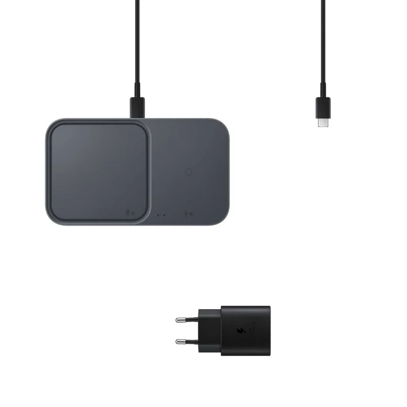 Ładowarka Samsung Wireless Charger Duo EP-P5400TBEGEU indukcyjna 15W - czarna + ładowarka sieciowa + kabel - obrazek 6