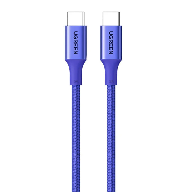 Kabel Ugreen US316 15309 USB-C / USB-C PD 100W 1m - niebieski